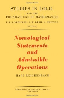 Nomological Statements and Admissible Operations