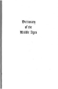 Dictionary of the Middle Ages. Vol. 4. Croatia - Family sagas