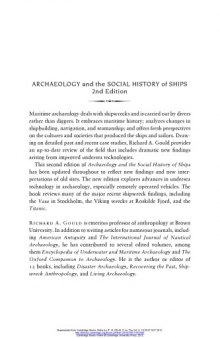 Archaeology and the Social History of Ships