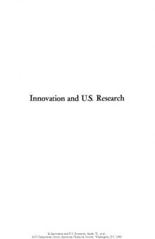 Innovation and U.S. Research. Problems and Recommendations