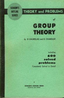 Schaum's outline of theory and problems of group theory