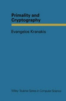 Primality and Cryptography