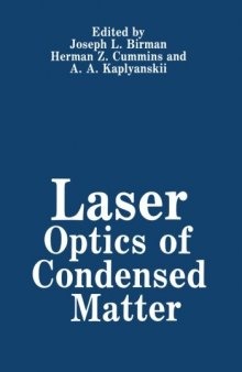 Laser Optics of Condensed Matter