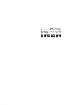 Conocimientos Actuales de Nutricion