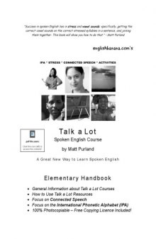 Talk a Lot Elementary Handbook