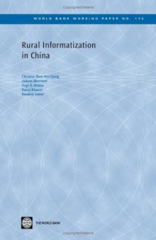 Rural Informatization in China (World Bank Working Papers)