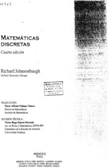 Matemáticas discretas (4ª edición)