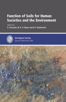 Function of Soils for Human Societies and the Environment (Geological Society Special Publication No. 266)