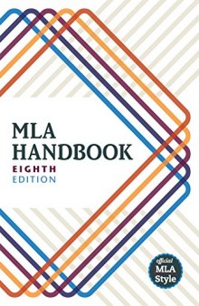 MLA Handbook 8th Edition (Kindle Edition)