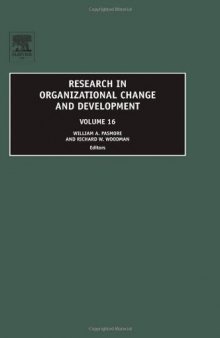 Research in Organizational Change and Development, Volume 16 