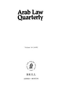 Arab Law Quarterly