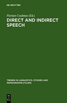Direct and Indirect Speech