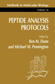 Peptide Analysis Protocols