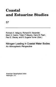 Nitrogen Loading in Coastal Water Bodies: An Atmospheric Perspective