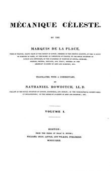 Mécanique Céleste ( vol 1 of 4 )