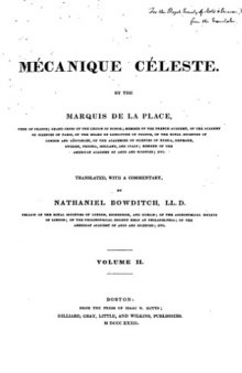 Mécanique Céleste ( vol 2 of 4 )