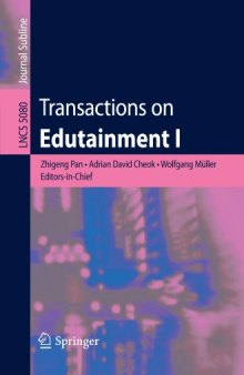 Transactions on Edutainment I