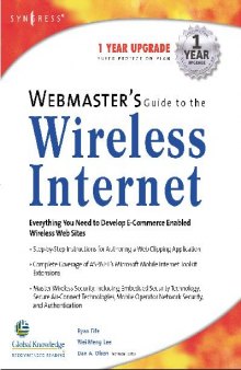 Webmaster's guide to the wireless Internet