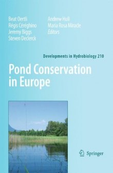Pond Conservation in Europe (Developments in Hydrobiology, 210)