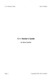 The C++ Hackers Guide