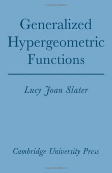 Generalized hypergeometric functions