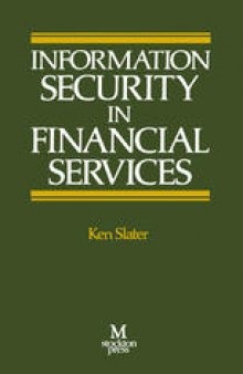 Information Security in Financial Services