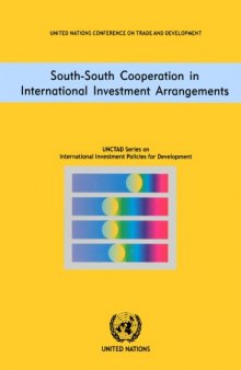 South-south Cooperation in International Investment Arrangements