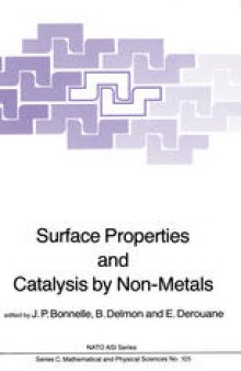 Surface Properties and Catalysis by Non-Metals