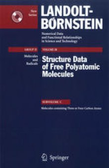 Molecules containing Three or Four Carbon Atoms