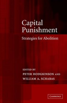 Capital Punishment: Strategies for Abolition