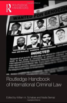 Routledge Handbook of International Criminal Law  