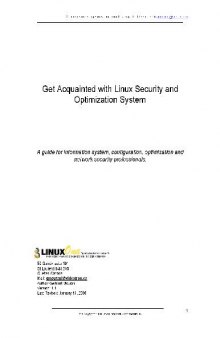 Get Acquainted with Linux Security and Optimization System