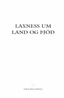 Laxness um land og Þjóð