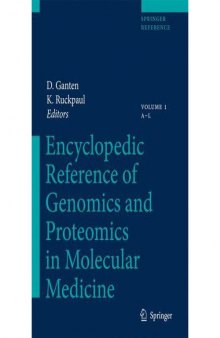 Encyclopedic Reference of Genomics and Proteomics in Molecular Medicine 3540442448