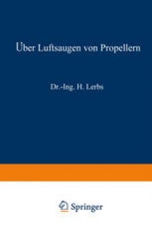 Über Luftsaugen von Propellern