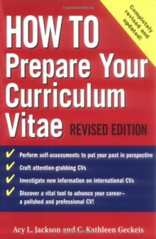 How to Prepare Your Curriculum Vitae