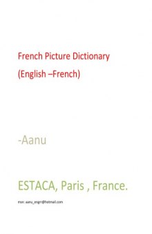 French Picture Dictionary (English –French)