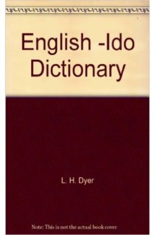 Ido - English and English - Ido Dictionary