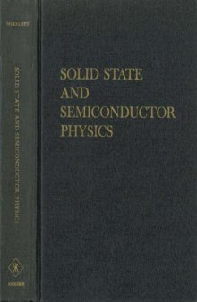 Solid State and Semiconductor Physics  