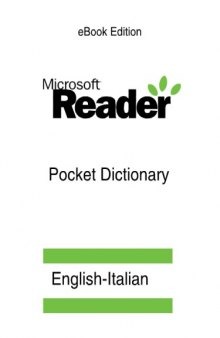 Microsoft English-Italian Pocket Dictionary