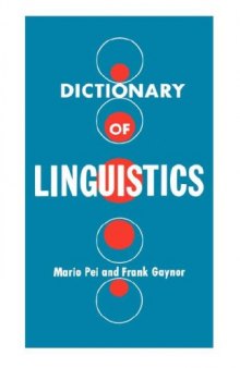 Dictionary of Linguistics