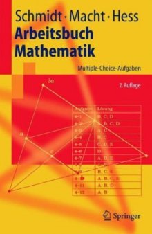 Arbeitsbuch Mathematik: Multiple-Choice-Aufgaben