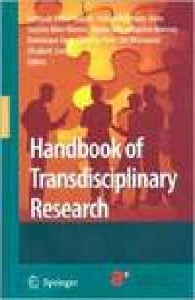 Handbook of Transdisciplinary Research