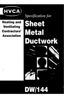 DW 144 Specification for Sheet Metal Ductworks