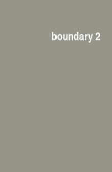 Edward W. Said (A Boundary 2 Book)