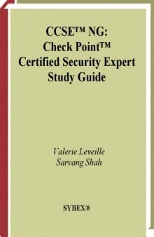 CCSE NG: Check Point Certified Security Expert Study Guide