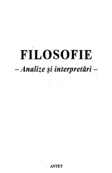 Filosofie~ Analize si interpretari