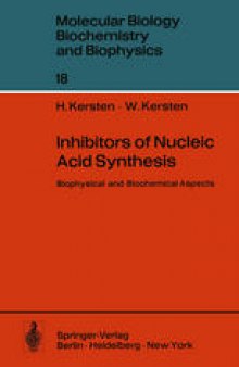 Inhibitors of Nucleic Acid Synthesis: Biophysical and Biochemical Aspects