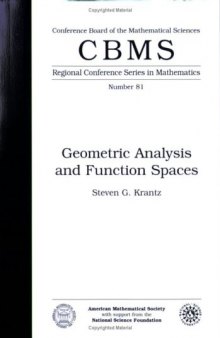 Geometric analysis and function spaces