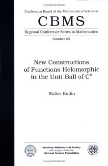 New constructions of functions holomorphic in the unit ball of Cn